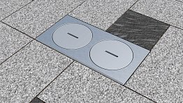 podlahová zásuvka exteriér/IP67 STAKOHOME-7602-H